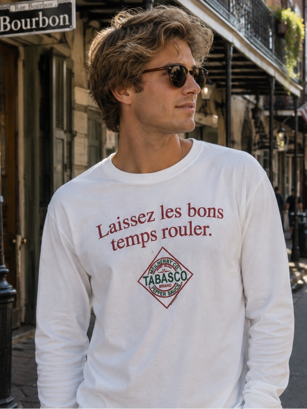 Tabasco “let the good times roll” tee